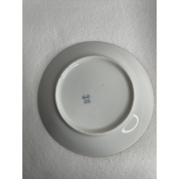 GERMANY Thomas Bavaria Hand Painted Flowers Plate Gold Gilded 7.5” - Picture 6 of 10